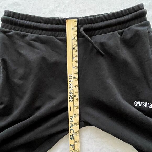 Gymshark Knit Joggers Mens Size L Black Zip Ankle Tapered Leg Athletic Pants NEW - Picture 9 of 11